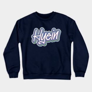 New Jeans Newjeans Hyein name graffiti text typography tokki bunnies | Morcaworks Crewneck Sweatshirt